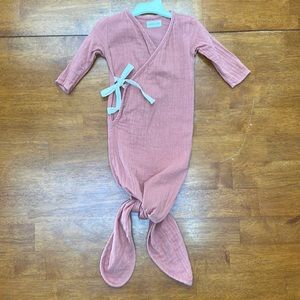 Organic Cotton Gauze Kimono Nightgown 0-3 months